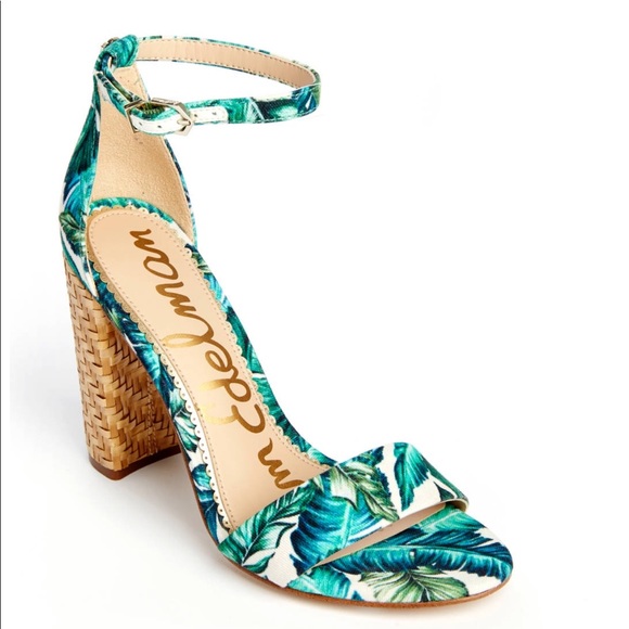 palm print sandals
